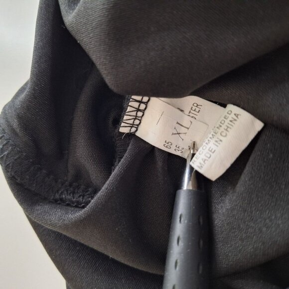 Long Black Dress Women XL Halter Sleeveless Top with Zipper Back Classic - Picture 9 of 13